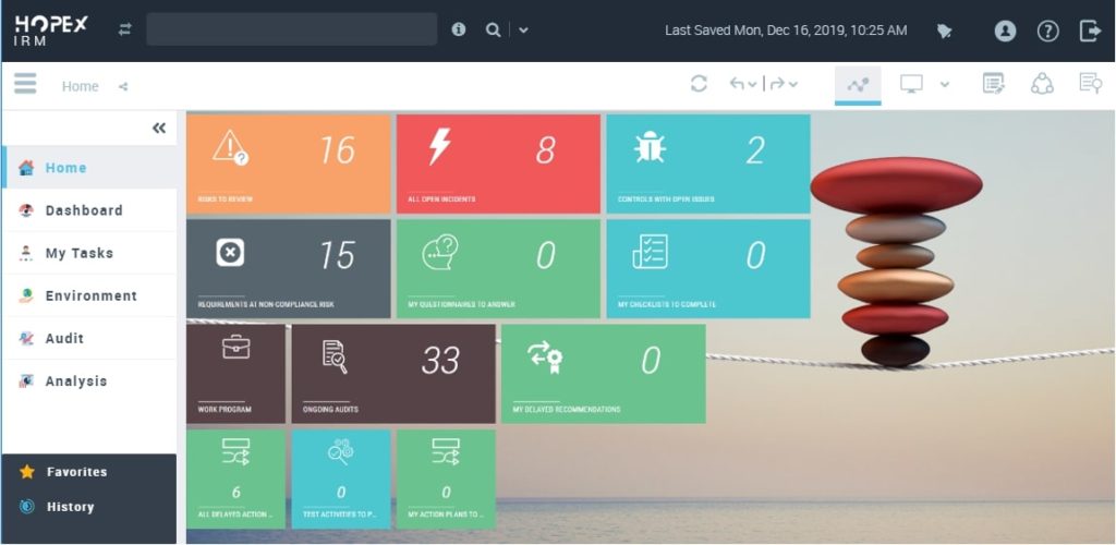 Irm Risk Management Risk Tracker HOPEX IRM (Integrated Risk Management) - PROYA
